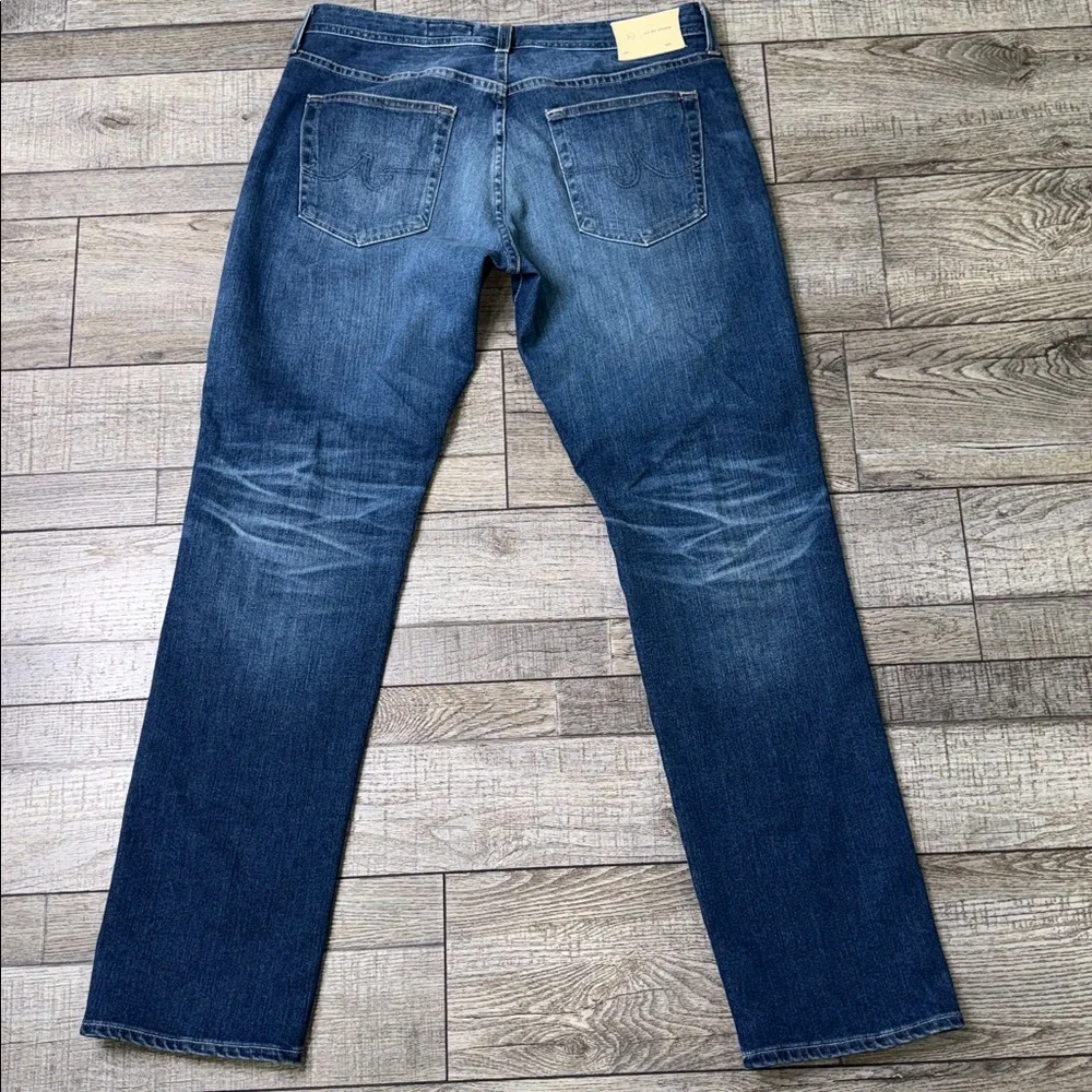 AG Adriano Goldschmied Tailored Leg Denim 360 Dark Blue Straight Jeans